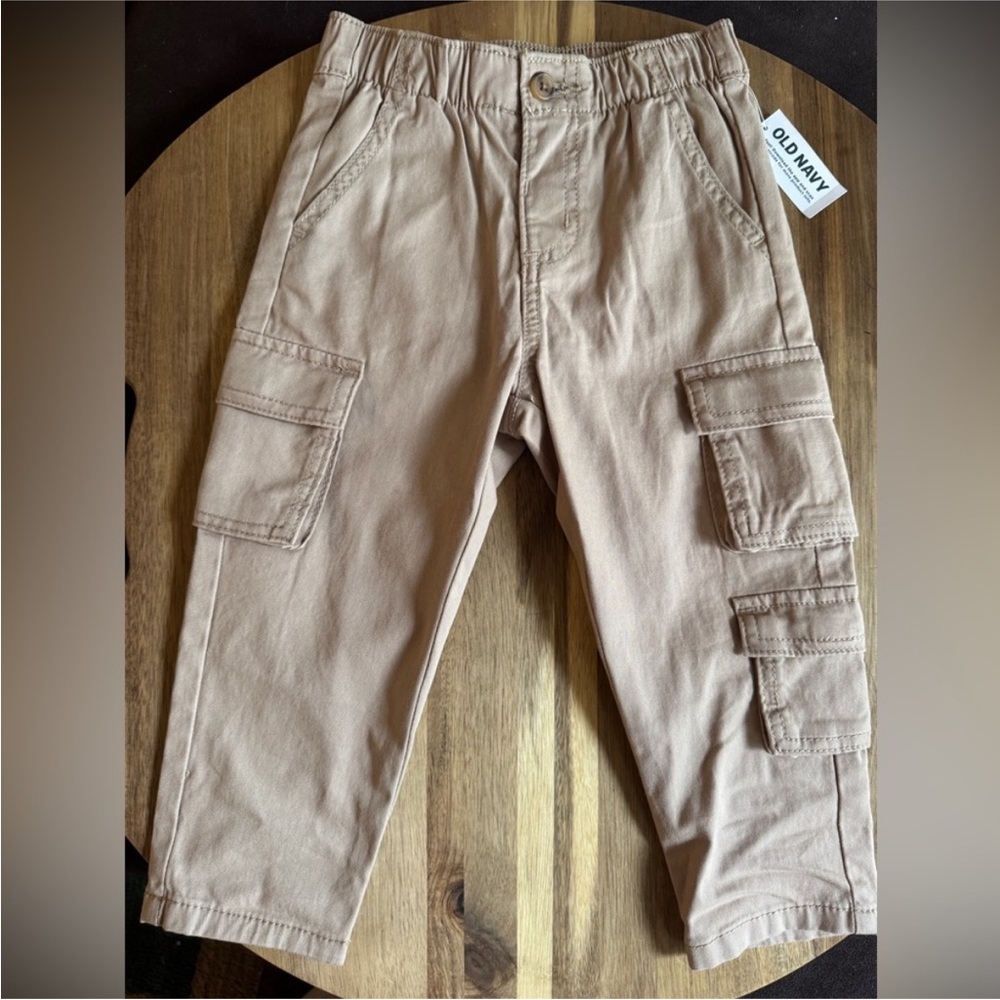 Old Navy Tan Khaki Cargo Pants